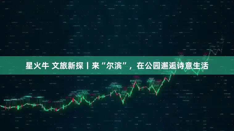 星火牛 文旅新探丨来“尔滨”，在公园邂逅诗意生活